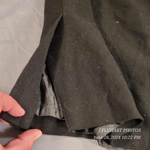 Vintage 100% Wool Lined Skirt Missing Brand Tag 1970's - Picture 2 of 15